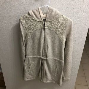 Anthro Saturday Sunday hoodie with tie waist